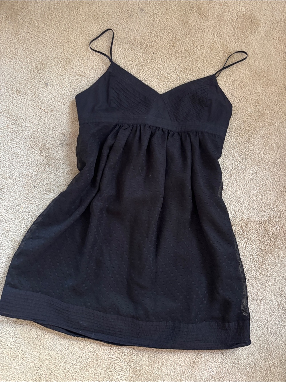 Forever 21 Black Spaghetti Strap Mini Dress